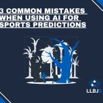 AI predicting sports outcomes with data charts and algorithms