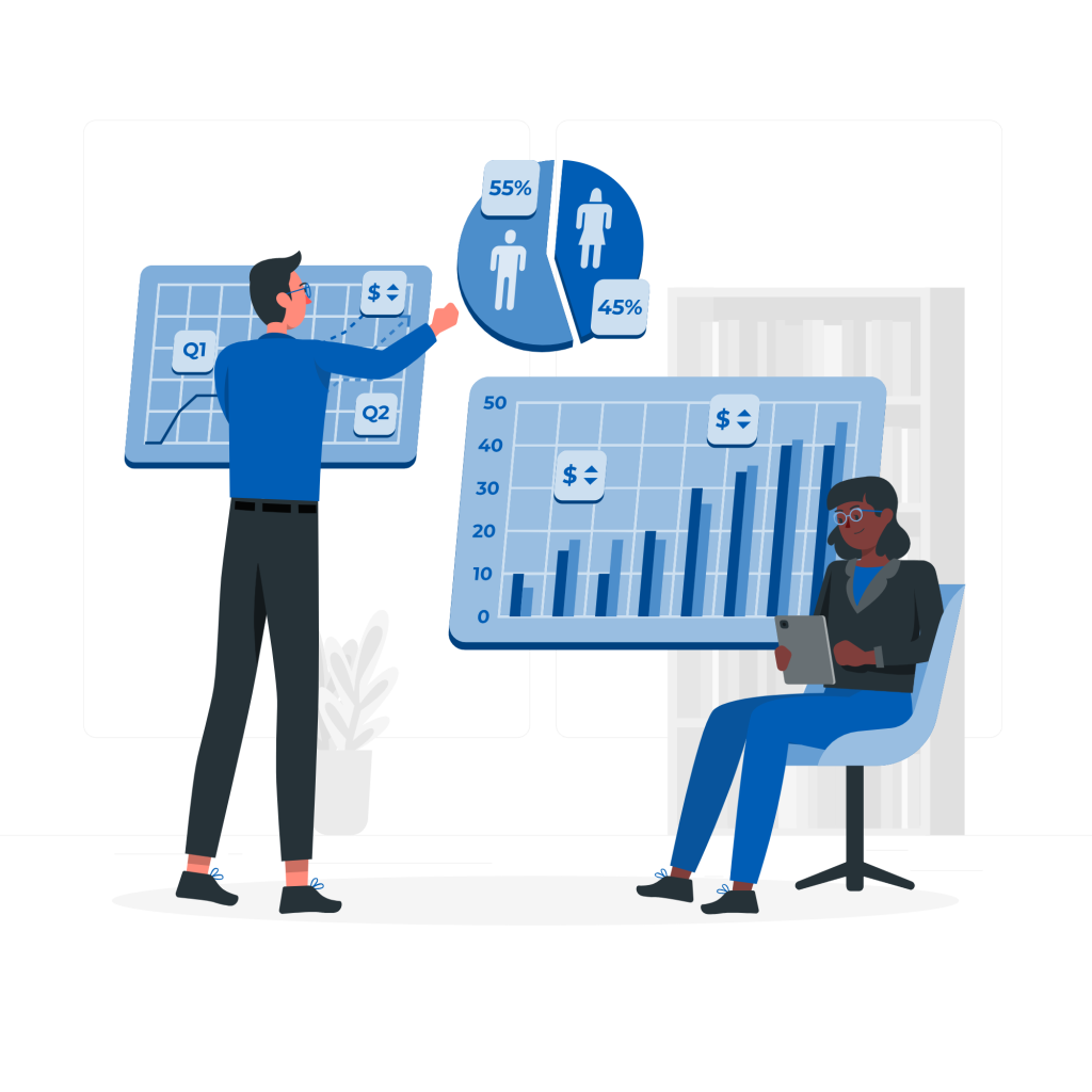 AI analyzing data trends to determine betting windows